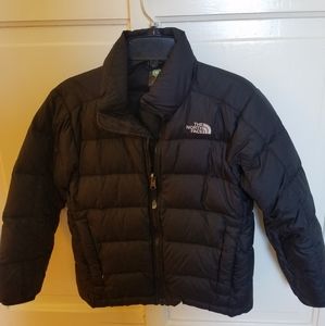Boys Black North Face Puffer